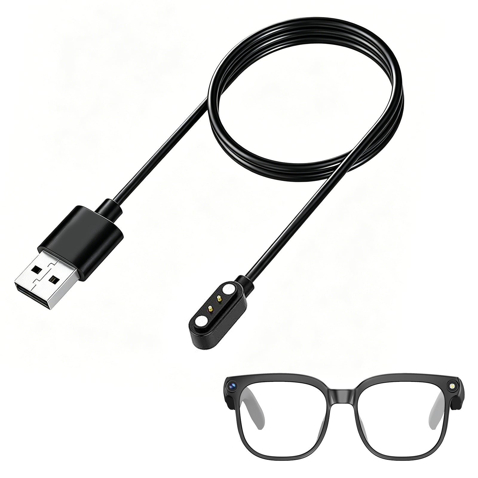 Smart glasses charging cable